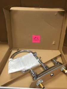 lot 83 image: Pfister Avalon Kitchen Faucet with Side Spray lf-036-4cby