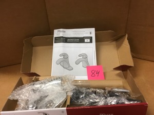 lot 84 image: Pfister LF-042-PRCC Parisa Single Control 4 Centerset Bathroom Faucet in Polished Chrome