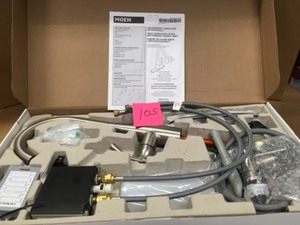 lot 105 image: Moen Essie Touchless Single-Handle Pull-down Sprayer Kitchen Faucet in Spot Resist Stainless