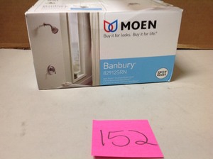 lot 152 image: Hover Image to Zoom Banbury Single-Handle 1-Spray 1.75 GPM Shower Faucet with Valve in Spot Resist Brushed Nickel (Valve Included)