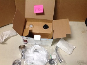 lot 176 image: Adler 1-Handle 4-Spray Shower Faucet with Valve in Chrome (Valve Included)