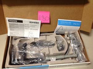 lot 180 image: Genta Single Hole Single-Handle Bathroom Faucet in Matte Black