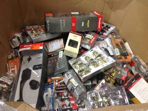 lot 18 image: Large Lot of Assortesd Door hardware some maybe missing pcs 