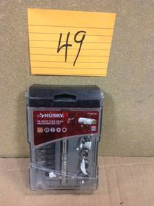 lot 49 image: Husky 14 in. Drive Flex-Head Microdriver and Socket Set (16-Piece) in good condition