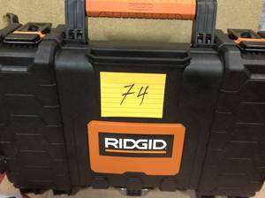 lot 74 image: RIDGID 22 in. Pro Organizer, Black not used