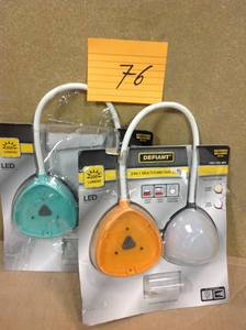 lot 76 image: DEFIANT 200 LUMENS 3 IN 1 MULTI-FUNCION LED LIGHT in good condition