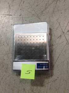 lot 5 image: Modern 1-Spray 8 in. Single Wall Mount Fixed Rain Shower Head in Brushed Nickel in good condition