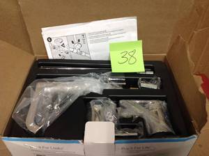 lot 38 image: Genta 8 in. Widespread 2-Handle Bathroom Faucet in Chrome in good condition