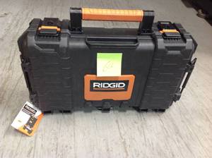 lot 64 image: RIDGID Professional Tool Storage Cart And Organizer Stack, 3 Tool Box Combination by Ridgid  in good condition