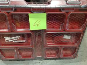 lot 66 image: Milwaukee 48-22-8431 PACKOUT Low-Profile Organizer in good condition
