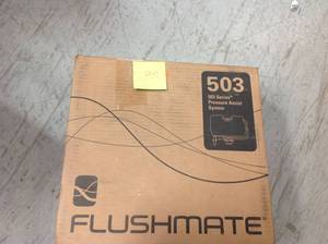 lot 78 image: Flushmate Sloan Flushmate Pressure Assist Tank Vessel for FM III 503 Series Two-Piece Toilets with 1.6 GPF  in good condition