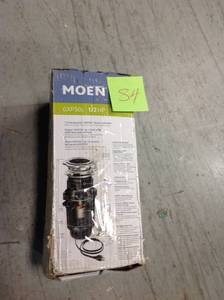 lot 84 image: MOEN GX Pro Series 12 HP Continuous Feed Garbage Disposal not used