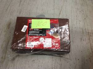 lot 100 image: Everbilt Heavy Duty Tarp 12X16  in good condition