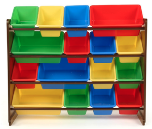 lot 40 image: Tot Tutors Discover Dark WalnutPrimary Super-Sized Organizer