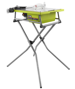 lot 41 image: Ryobi 7 in. 4.8 Amp Tile Saw with Stand