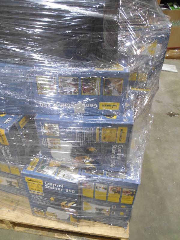 lot 26 image: WHOLESALE PALLET LOT OF WAGNER PAINT  STAIN SPRAYERS