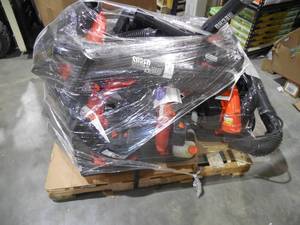 lot 16 image: WHOLESALE PALLET LOT OF ECHO BACK PACK BLOWERS