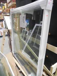 lot 39 image: BUILDERS VINYL FIXED WINDOW FLUSH FINISH 60X66.25