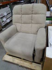lot 61 image: TAN ROCKER  RECLINER.