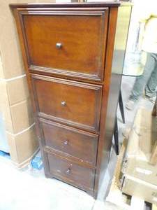 lot 65 image: Oxford Chestnut 53.5 in. File Cabinet
