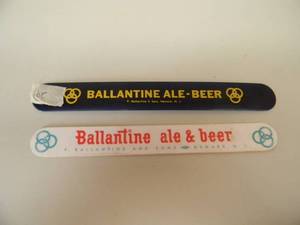 lot 29 image: 2 - VINTAGE BALLANTINE ALE & BEER - BEER FOAM SCRAPER - NICE CONDITION FOR AGE - SEE PICTURES