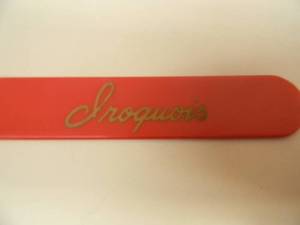 lot 56 image: VINTAGE - Iroquois Beer Buffalo New York Pre Prohibition Beer Foam Scraper - SEE PICTURES