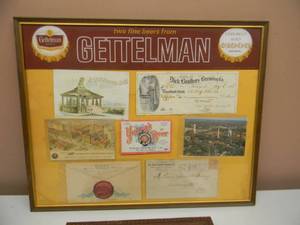 lot 98 image: VINTAGE BEER ADVERTISING FRAMED PIECES - AWESOME COLLECTIBLES - SEE PICTURES