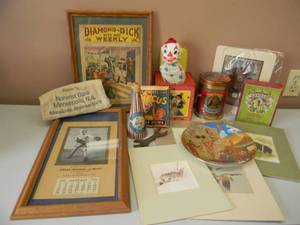 lot 120 image: VINTAGE COLLECTION - CIRCUS, ADVERTISING & MORE - SEE PICTURES