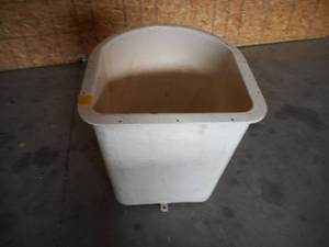 lot 11 image: 50-70 Gallon Food-Grade Fiberglass Tank