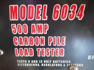 lot 18 image: Associated 500 AMP Carbon Pile Load Tester