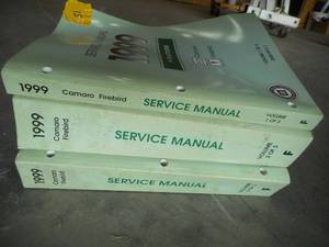 lot 31 image: 1999 CamaroFirebird Service Manuals