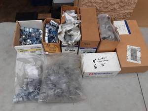 lot 34 image: 38, 12, 34 Connector Couplings & Clamps