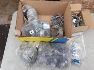 lot 37 image: Large Lot Of Misc. Hangers & Clamps