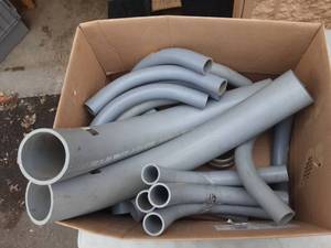 lot 45 image: Box Lot Of 1-14, 2, 3 90 Degree Conduit (PVC)