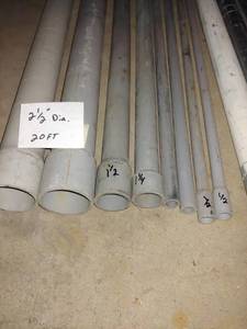 lot 65 image: Assorted PVC Conduit