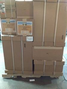 lot 16 image: PALLET OF ASSORTED KITCHEN CABNETS ALL IN GOOD CONDITION