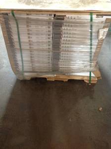 lot 25 image: Pallet whit 75 cases of TrafficMASTER Grey Slate 18 x 18 Self-Stick Vinyl Tile 27sqft 12 Tiles New