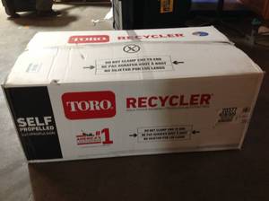 lot 30 image: Toro Lawn Mower Kohler 22 In Self Propelled Low Wheel Gas Variable Speed Folding in good conditions