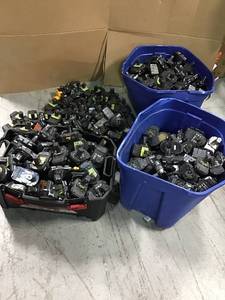 lot 33 image: Huge Mixed Lot Of Ryobi Batteries in not working conditions