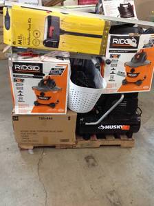 lot 2 image: MIXED PALLET OF RYOBI,RIGID ASSORTED TOOLS AND MORE