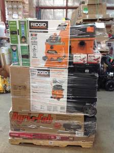 lot 4 image: LOT OF RIGID,HUSKY,ECHO,RYOB ASSORTED TOOLSVACCUMS(SEE PICTURES)