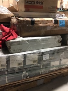 lot 40 image: WHOLESALE MIXED PALLET OF TILE  AND MORE  CUSTOMER RETURNS