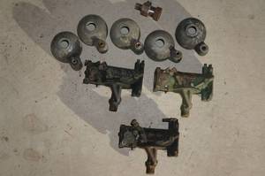 lot 9 image: 3 Linkert Carbs with 6 Float Bowls