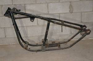 lot 4 image: Harley Hardtail Frame