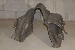 lot 20 image: Vintage Leather Saddle Bags