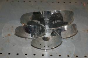 lot 93 image: Chrome Light Deflectors