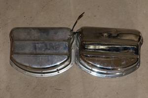 lot 94 image: 2 Chrome Covers