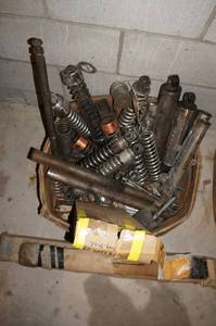 lot 115 image: Box of Springs, Shocks, Forks