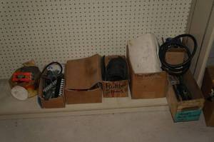 lot 131 image: Shelf Contents, Small Parts