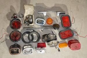 lot 135 image: Box of Tailights and Marker Lights